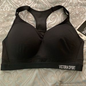 Victoria’s Secret Sports Bra. Never been worn. Size 36D. Black.